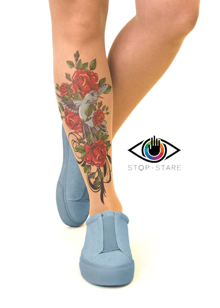 Bird N'Roses Pantyhose