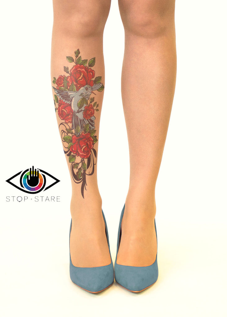 Bird N'Roses Pantyhose