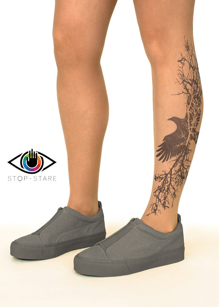 Branching Crow Pantyhose