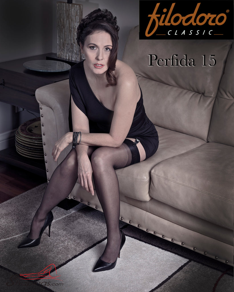 Perfida 15 Plain Top Stockings